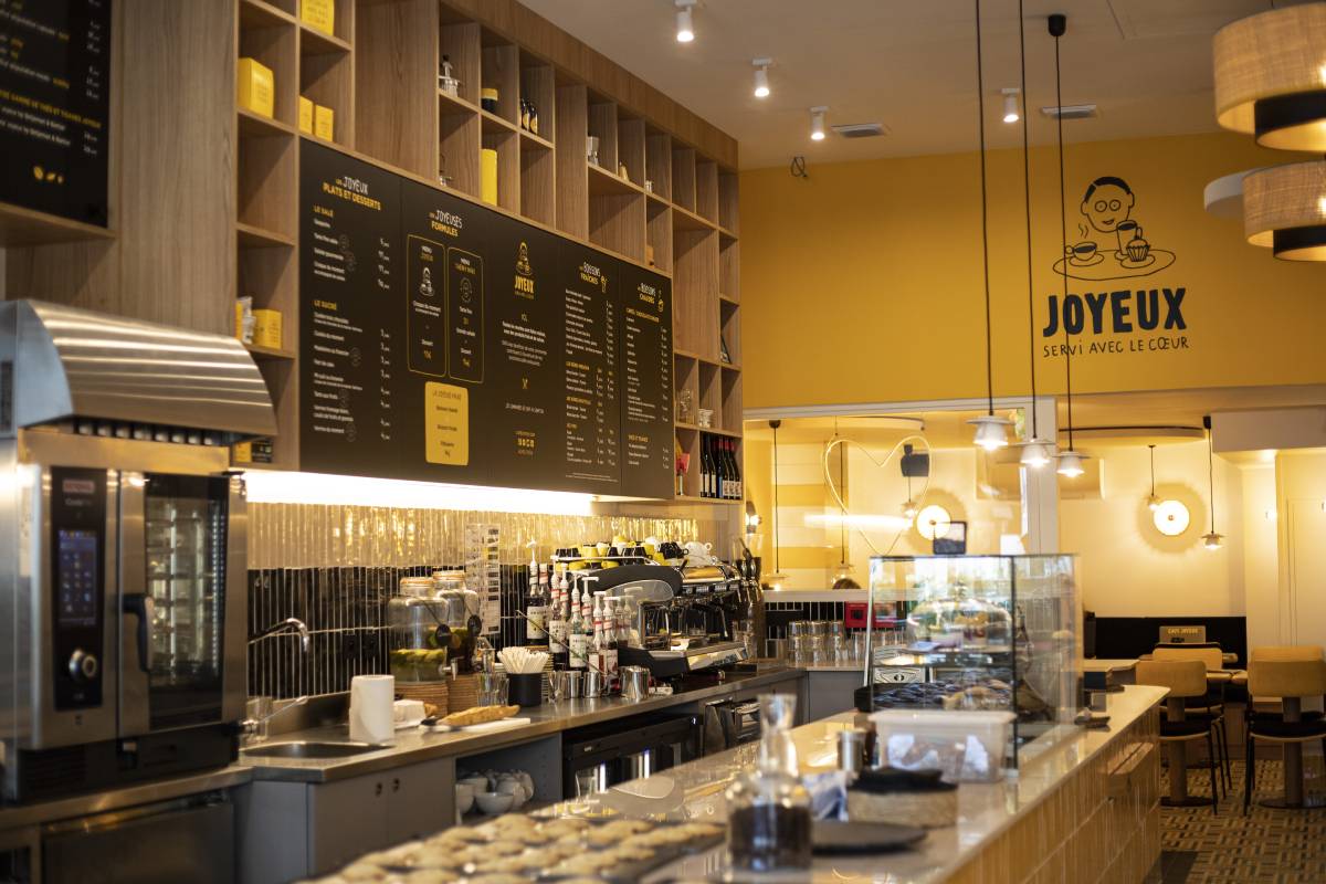 Café Joyeux Tours - comptoir