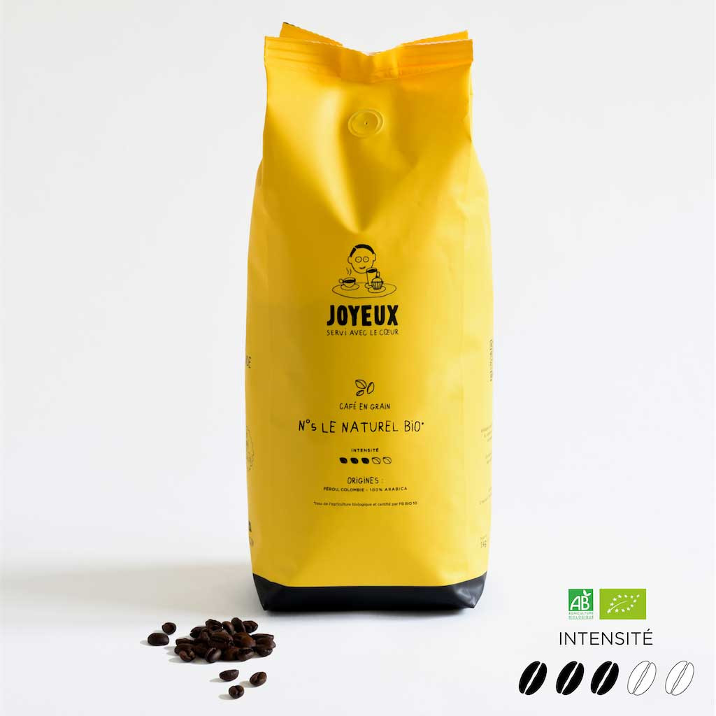 Speciality coffee N°5 le Naturel Bio* - 1 Kg