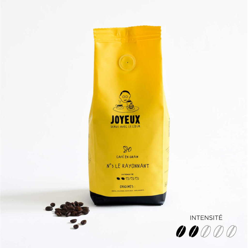 Specialty coffee beans - Le Rayonnant - 250 g - Café Joyeux