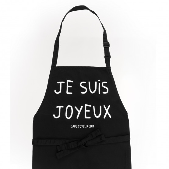 Tablier "Je suis joyeux" - 18,00 € Café Joyeux - 2