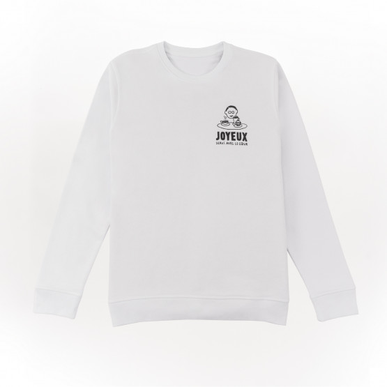 Sweat Shirt Adulte Blanc - 44,10 € Café Joyeux - 1