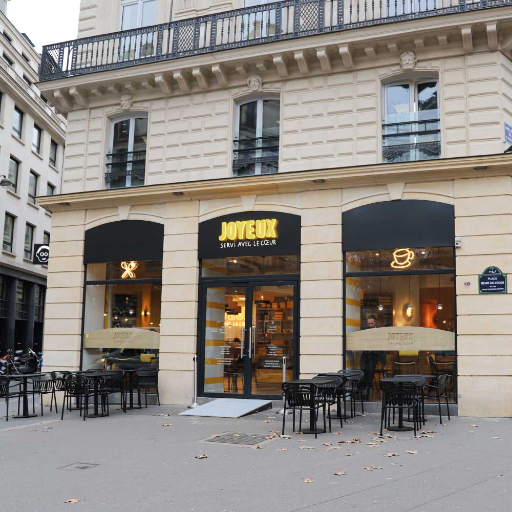 Café Joyeux Paris Olympia: inclusief restaurant, handicap en inclusie