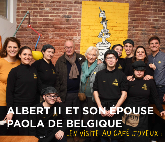 Café Joyeux : joyeuse réussite solidaire et inclusive à Rennes avec la visite d'Albert et Paola de Belgique - OUEST FRANCE
