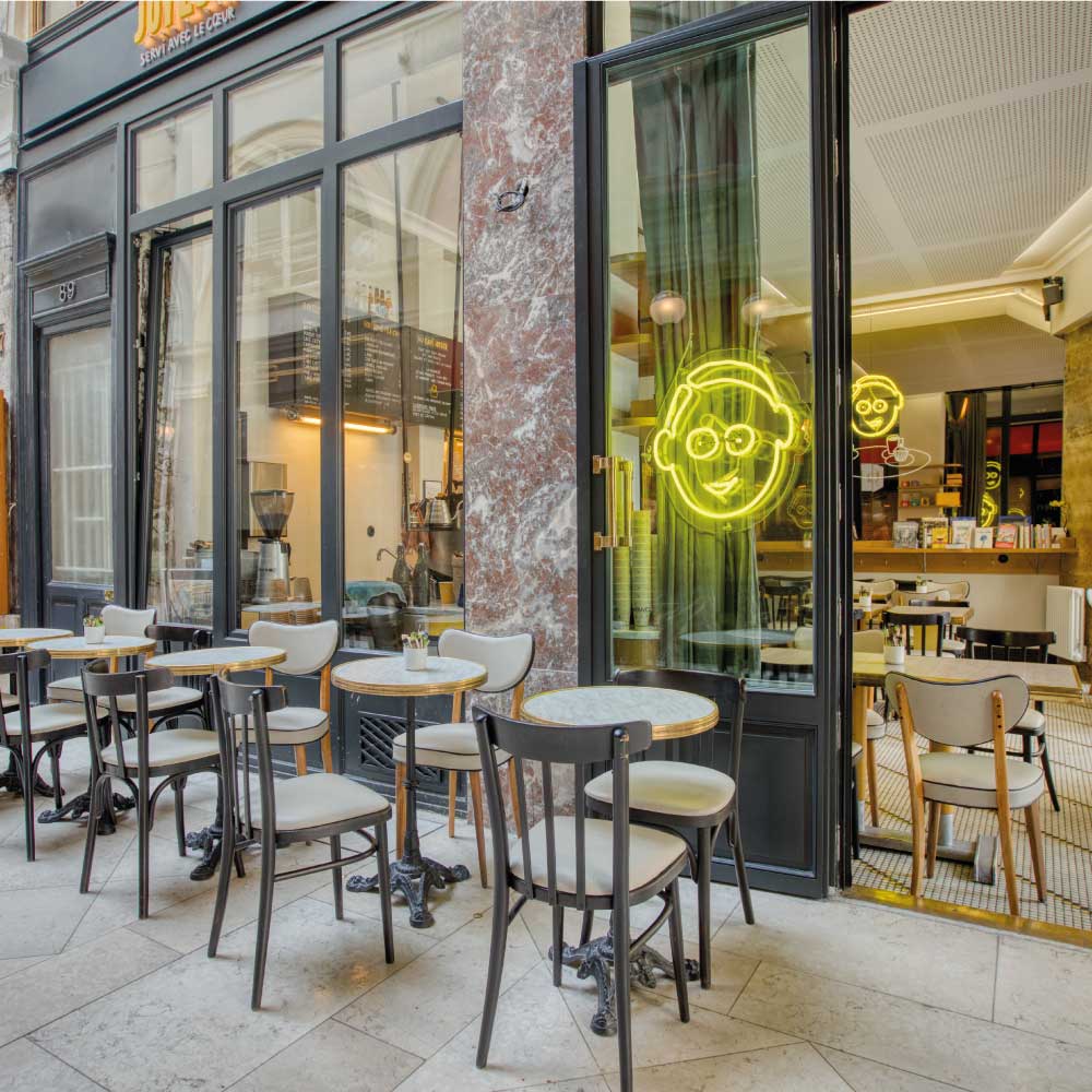 Café Joyeux Paris - passage Choiseul : ontdek ons inclusief restaurant voor gehandicapten