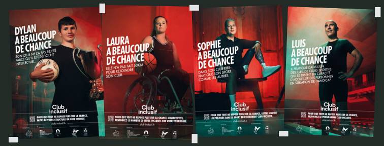 Programme -Club inclusif- et campagne de publicité - Café Joyeux Devenir membre du programme -Club Inclusif- un des héritages des jeux de Paris 2024- Café Joyeux