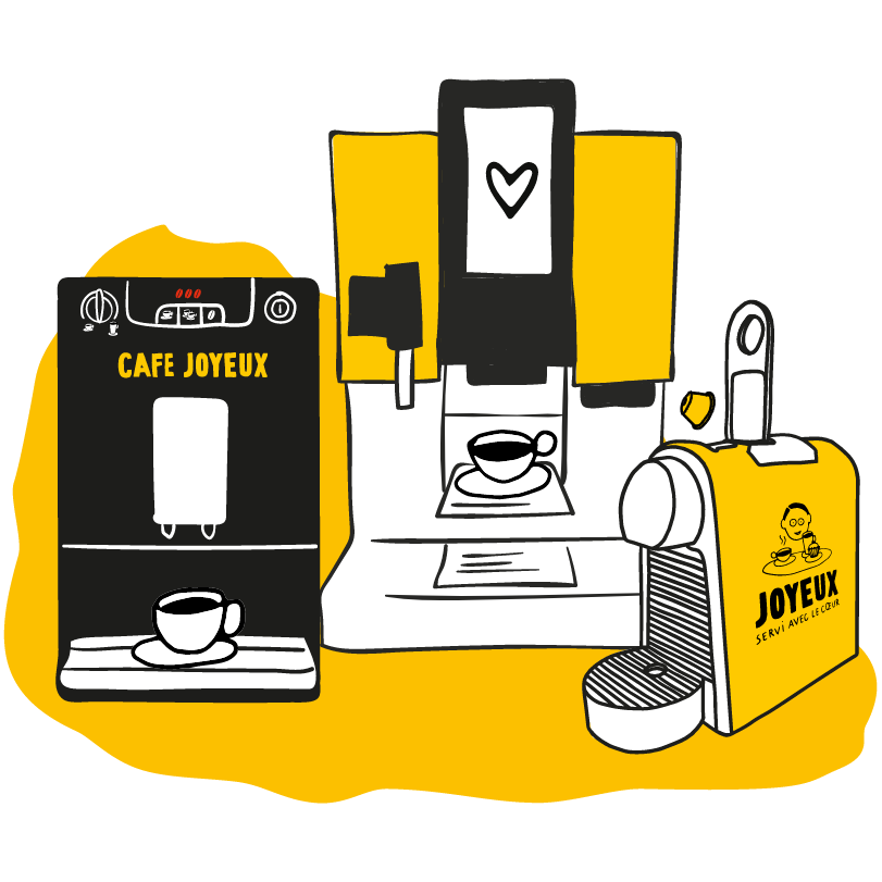 Café Joyeux : machines à café pour professionnels en faveur du handicap et de l'inclusion en milieu ordinaire