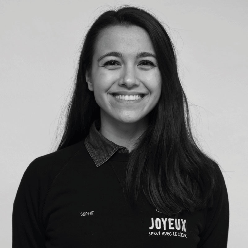 Café Joyeux Capitainerie : Sophie is in charge of business development for Grounds and capsules