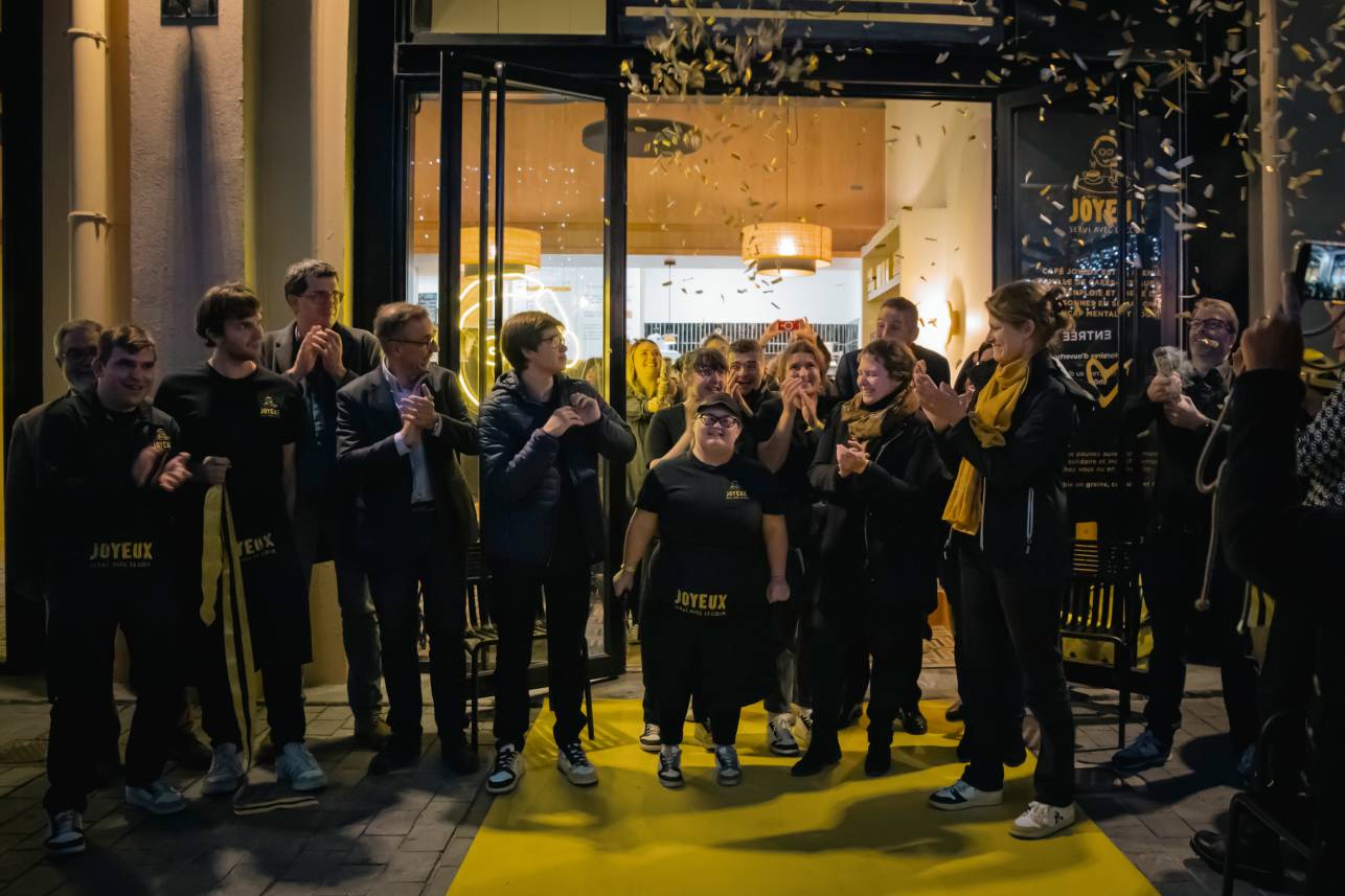 Café Joyeux : inauguration à Bord'Eau Village d'un deuxième coffee shop solidaire et inclusif en faveur du handicap et de l'inclusion