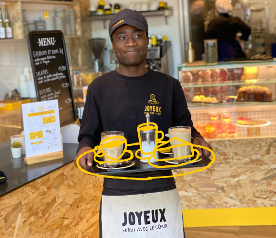 Café Joyeux: the positive evolution of our coffee shops from Rennes to the most beautiful avenue in the world - OUEST FRANCE