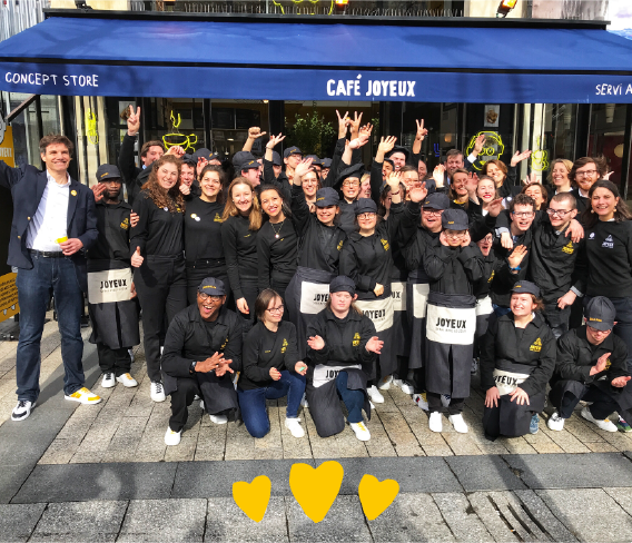 Café Joyeiux : inauguration du restaurant solidaire et inclusif des Champs-Elysées