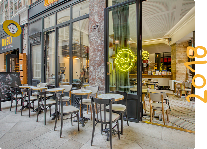 Venir chez Café Joyeux situé en plein coeur de la ville de Paris sur Opéra