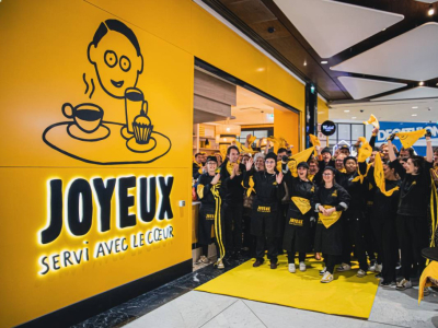 Café Joyeux ouvre son 13ème café-restaurant dans le centre de shopping Westfield